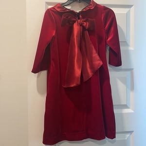 Beautiful red velvet Christmas  dress